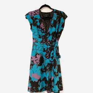 Wrap floral dress